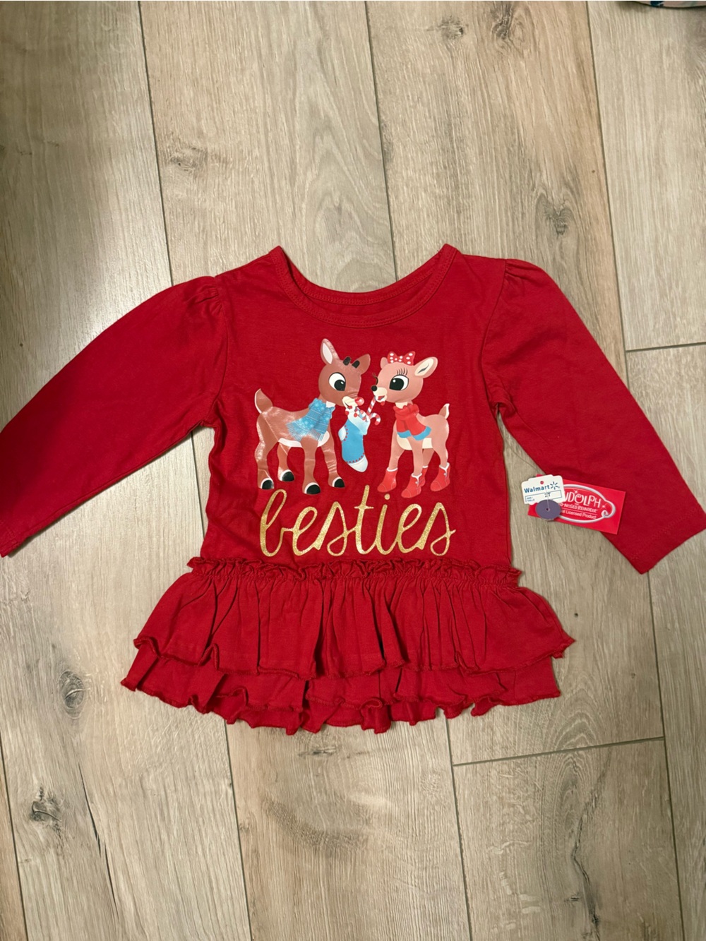 Red Ruffle dress